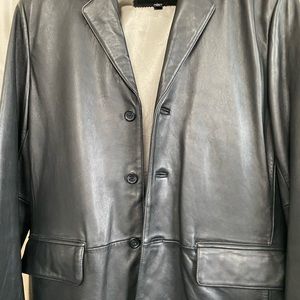 Black leather jacket.  Beautiful condition.